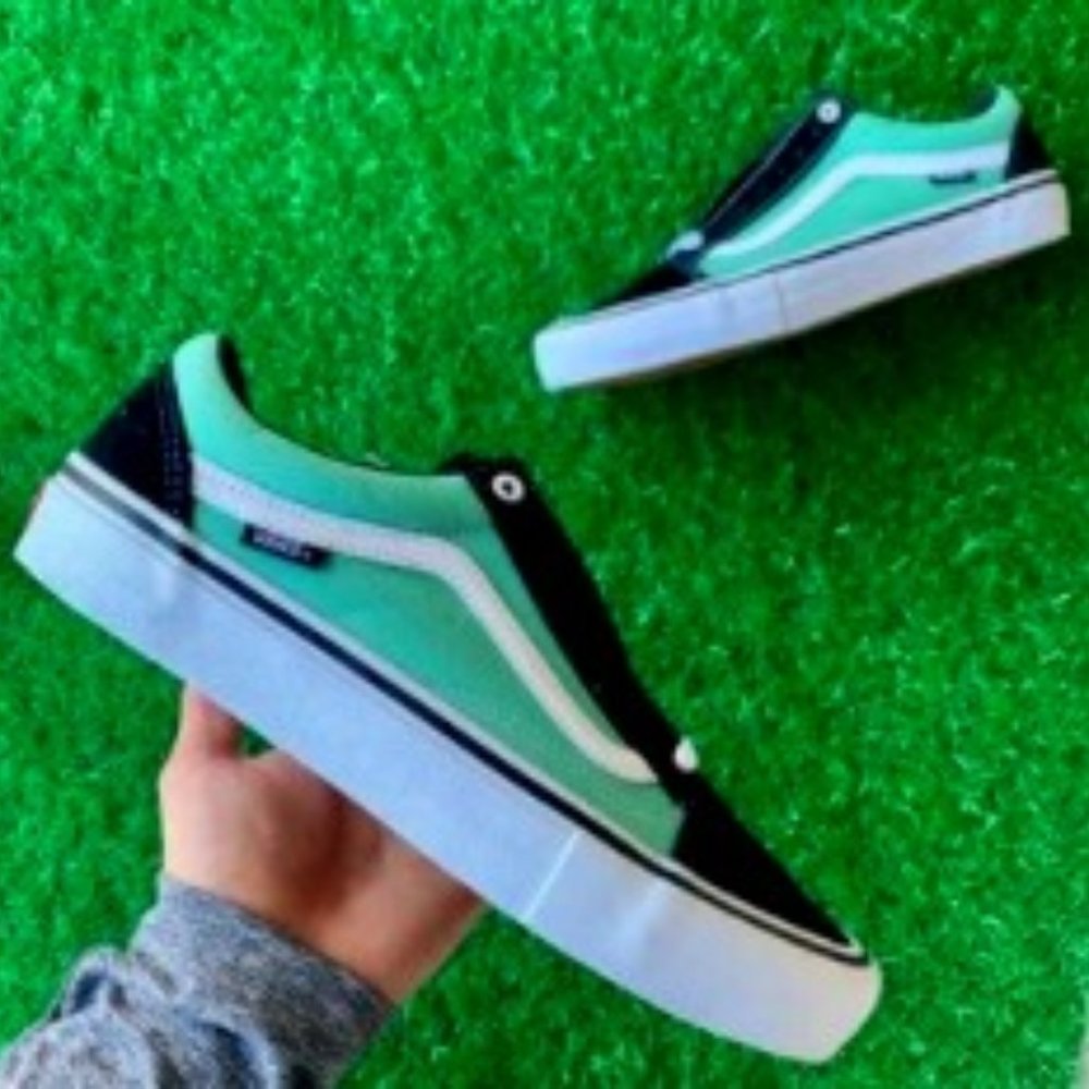 Teal and Purple vans